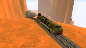 Looney On Rails: Lady and Diesel 10 in "The Fast Supper"