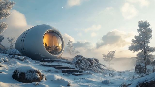 🎧 Одиночество - Relaxing Sci-Fi Ambient Music and Dronescape ❄️🎧 for Cozy Winter Mornings 🎧