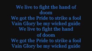 Edguy - Vain Glory Opera lyrics