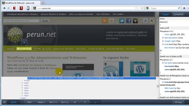 Firefox 13: Pseudoklassen mit dem Page Inspector untersuchen смотреть онлайн