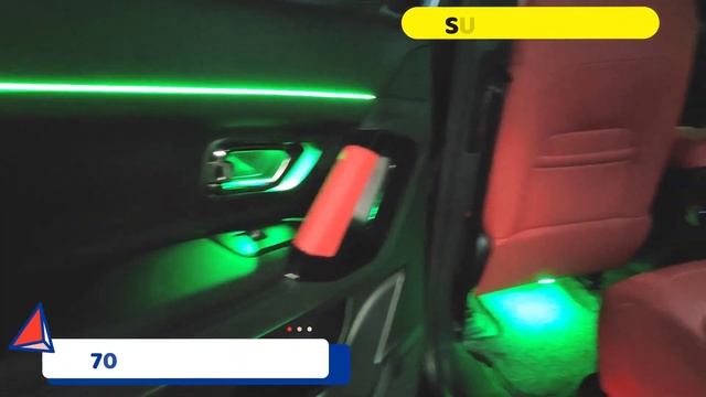 Blaupunkt ambient light installed on newTata safari 2023 at suzas auto spa смотреть онлайн