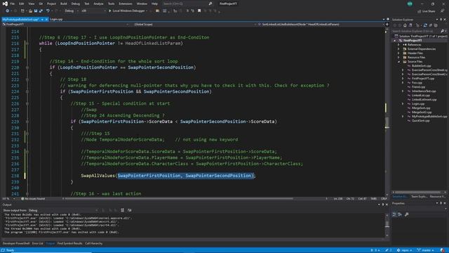 C++ Beginner Tutorial - Basics - #221 - Exercise #23 - Sort Linked List#10 смотреть онлайн