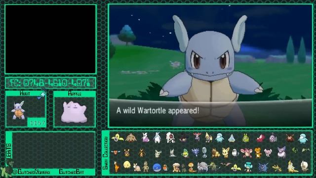 [Live] Shiny Wartortle at 1157 Friend Safari Encounters | Pokemon Y смотреть онлайн