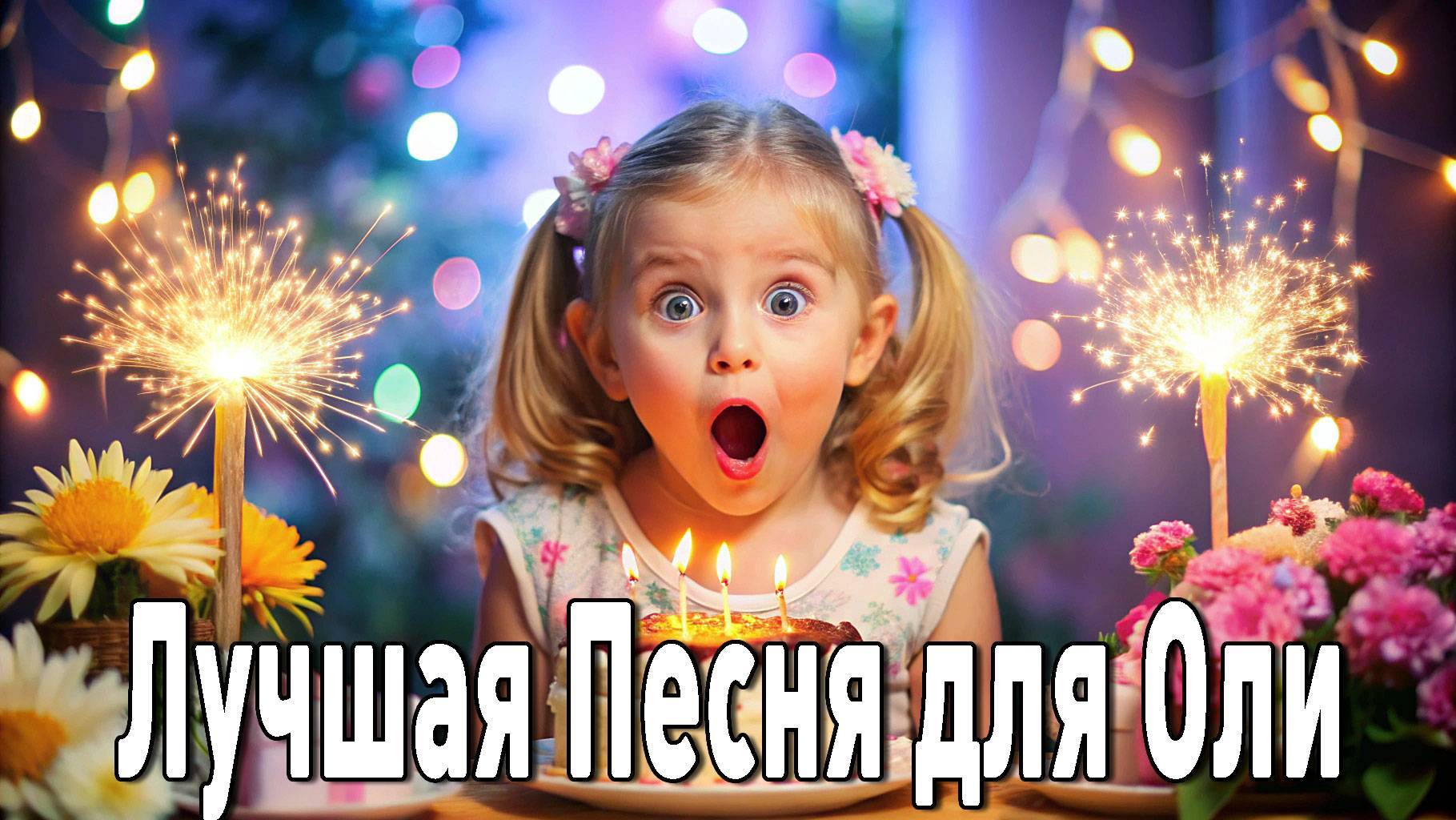 ОЛЯ - Забойная Танцевальная Песня Для Весёлой Вечеринки  "Оля, Оля, с днём рождения!"