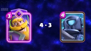 EVOLVED KNIGHT Vs MINI PEKKA - Clash Royale Battle