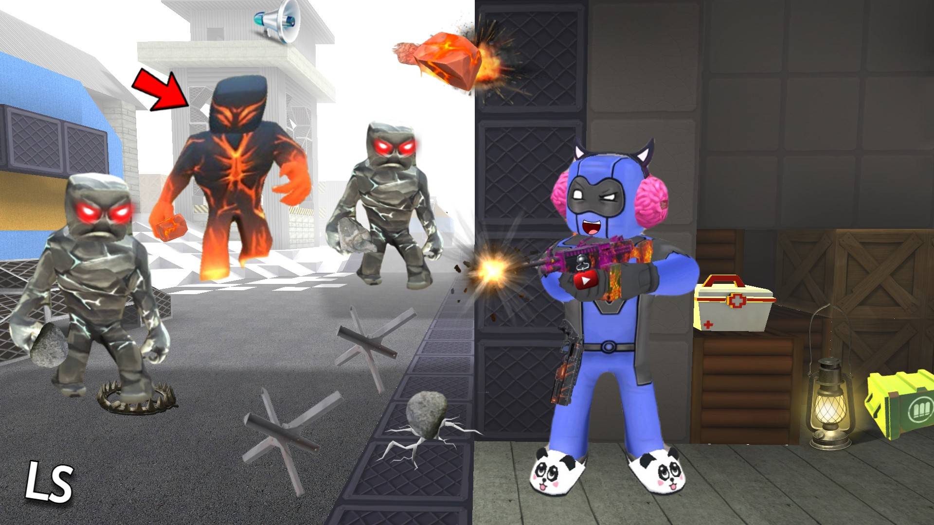 НЕ СТОИЛО БЕЖАТЬ В ЭТО МЕСТО, ТАМ ОГНЕННЫЙ ГОЛЕМ ЖЕСТЬ! #кубум #kuboom смотреть онлайн