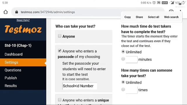 How To Create Online Exams And Test Series On Smartphone/Pc For Free | In Hindi | BeGreat!