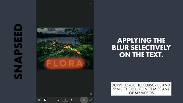 Glow Shadow Text Effect in Snapseed | SNAPSEED TUTORIAL | Android | iPhone