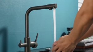 Кухонный смеситель 2в1 с подключением фильтра