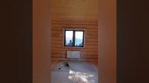 Окосячка окон и дверей из лафета. Исправления коробок.