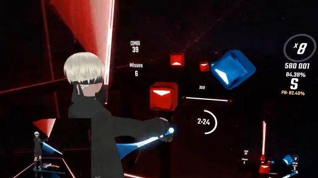 【BAD APPLE!! – RichaadEB ft. Cristina Vee】 BeatSaber Expert+ смотреть онлайн