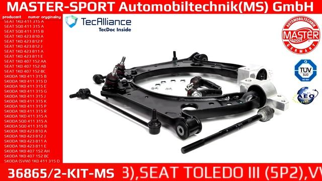 36865/2-KIT-MS  | CONTROL ARM | Master-Sport-Automobiltechnik (MS) GmbH смотреть онлайн