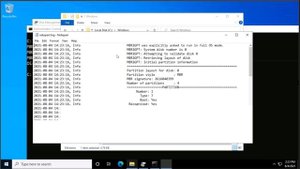 MBR2GPT: Too many MBR partitions found, no room to create EFI system partition