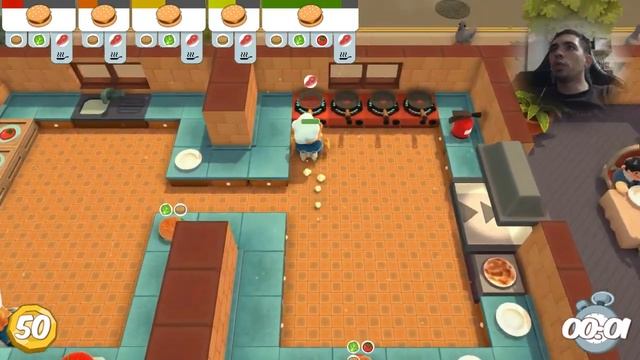Симулятор кухни, осваиваем готовку в Overcooked смотреть онлайн