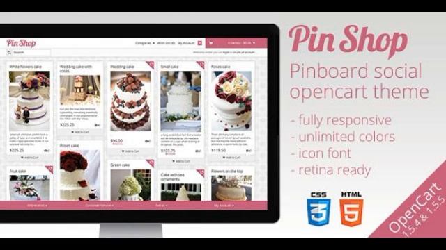 Preview PinShop - Infinite OpenCart Theme Shopping смотреть онлайн