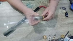 выравнивание пластиковых бутылок