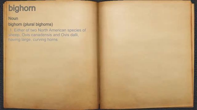 What does bighorn mean? смотреть онлайн