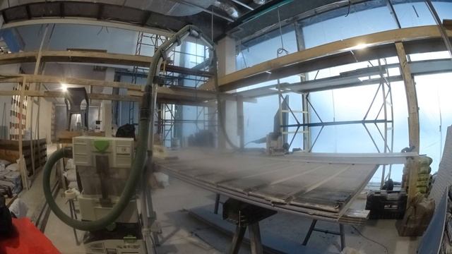 Фрезеровка гипсокартона, откосы на дверь