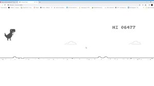 Динозаврик гугл хром мой рекорд 1000