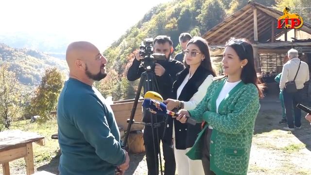 Туристы из разных регионов России посетили этно деревню в Джавском районе смотреть онлайн