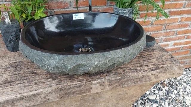 Раковина из речного камня 4007 смотреть онлайн