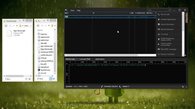 SpyNote 2 4 1 Android RAT (PREMUM EDITION FREE) WORKING NOVEMBER 2016 смотреть онлайн