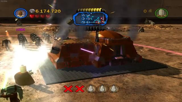 LEGO Star Wars III: The Clone Wars (PC)-Битва при Джеонозисе #11 (Граф Дуку).