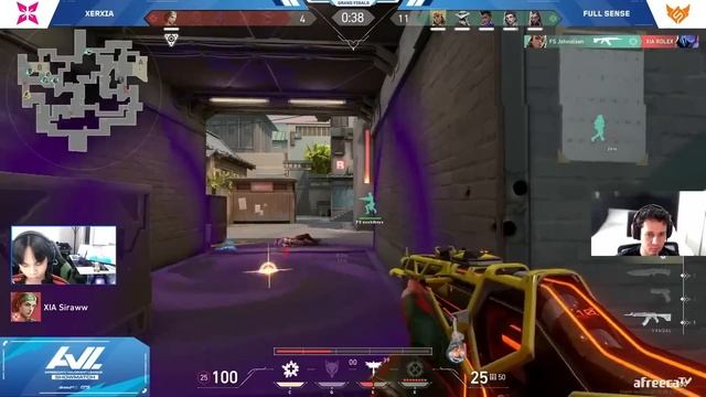 EPIC GRAND FINAL! - FULL SENSE vs XERXIA - HIGHLIGHTS | AfreecaTV VALORANT LEAGUE - Showmatch