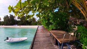 Malediven (Safari Island Resort) Inselrundgang, Safari Island Tour, Komplett einmal um die Insel