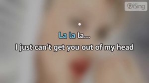 Kylie Minogue - Can't Get You Out Of My Head (karaoke iSing)