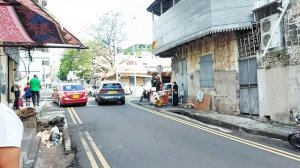 Desforges street in Port Louis Mauritius