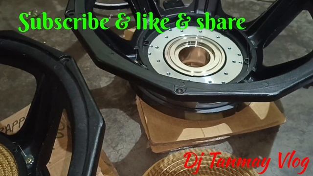 2000 Watt 18" speaker assemble with 5" in/out voice coil in PD MODEL#dj #speaker #handmadespeaker