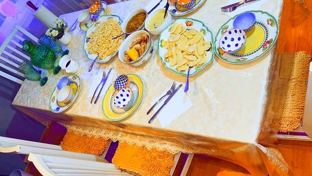 The chechens food🍽️ Чеченская кухня- «галнишь».