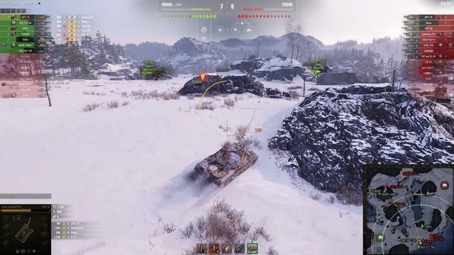 [Fermani wot] GPT 75 Башни отлетали одна за другой! Вот на что способен новый фугасный танк в wot