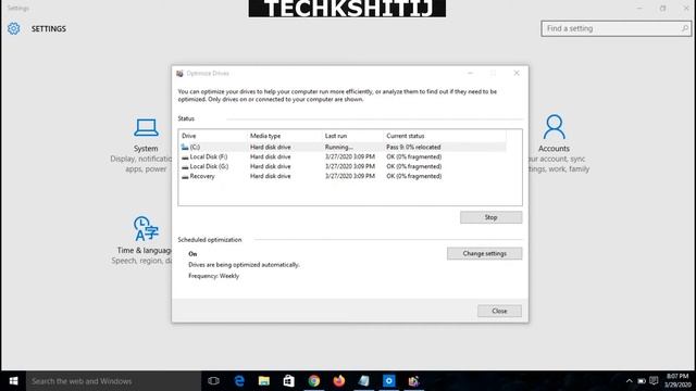 How to Optimize and Defrag window 10 for best Performance смотреть онлайн