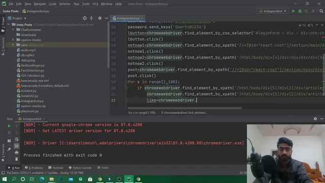Create Instagram Bot Which Can Follow Like and Comment Automatically смотреть онлайн