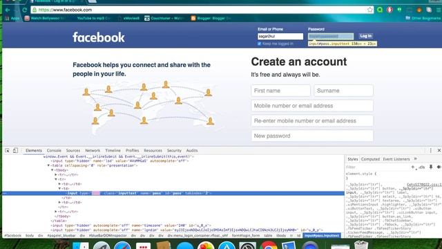 How to Reveal Hidden Password using Chrome Dev tools - 2018