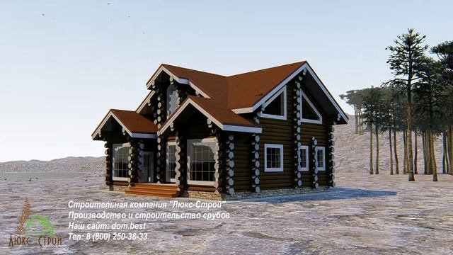 Проект деревянного джома "Север" смотреть онлайн