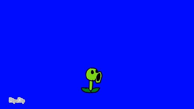 Pea the Brave PeaShooter Blue Screen