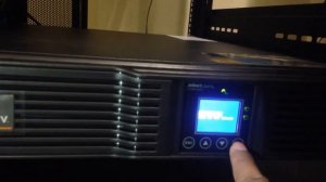 Vertiv Liebert GXT4 3000RT230 UPS Start UP Turn Off and On Screen