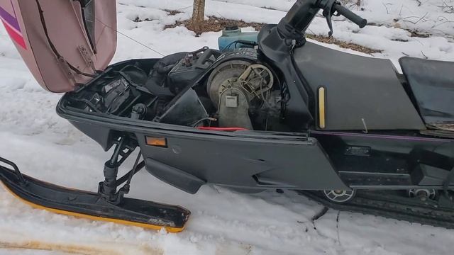 1992 skidoo safari parts donor #snowmobiles #rebuilt #skidoo #hobby