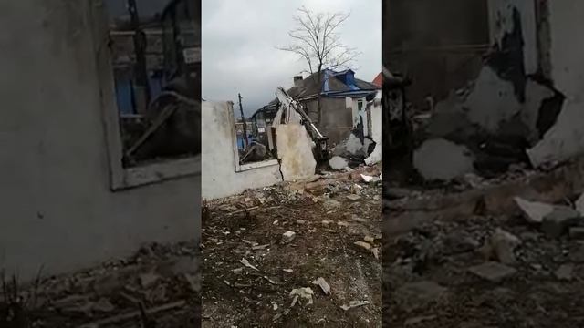 Снос старого дома Новороссийск!