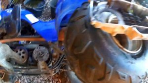 Yamaha Grizzly 125 ремонт часть 5 вариатор фары тест