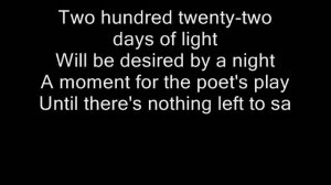 Nightwish - Sleeping Sun (original version - with lyrics)