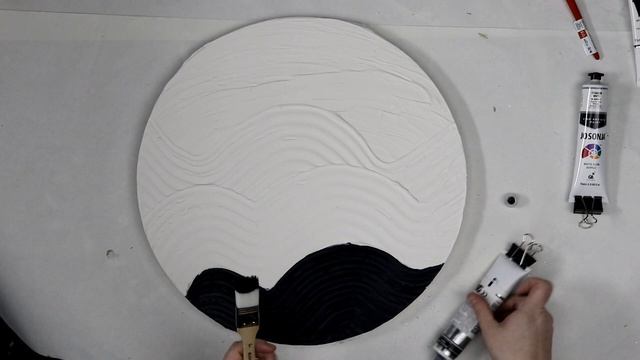 (92) Simple DIY Texture Wall Art, How to Paint Ocean Inspired Art
