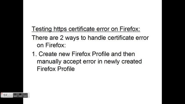 Selenium Webdriver - Testing HTTPS with selenium on Firefox