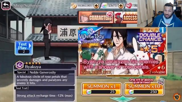 Bleach Brave Souls 5 Star Ticket (White Day Edition) Livestream Summon!!! смотреть онлайн