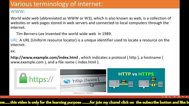 internet terminology| WWW| WEBSITE|WEBPAGE|URL|HTTP|HTTPS|BROWSER|DOWNLOAD|UPLOAD|HYPERLINK(ICT)