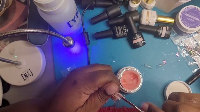 Trying Viral 3D Chrome nails! смотреть онлайн