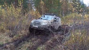 Проходимость УАЗ Патриот на резине Сафари 500. '33